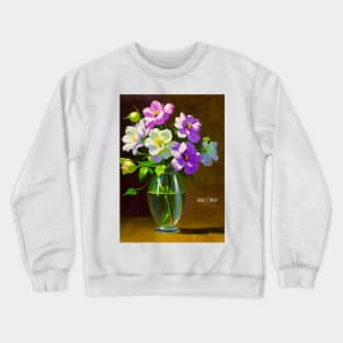 Flowers in Vase Crewneck Sweatshirt